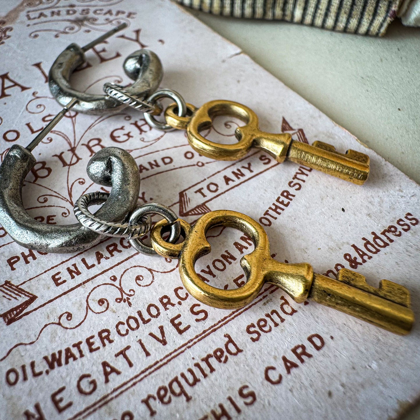 Key To My Heart Earrings