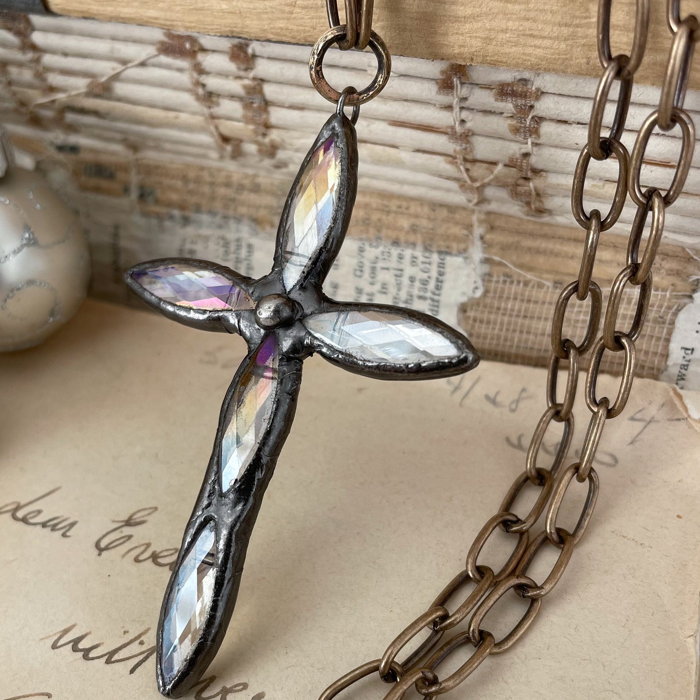Crystal Cross Necklace