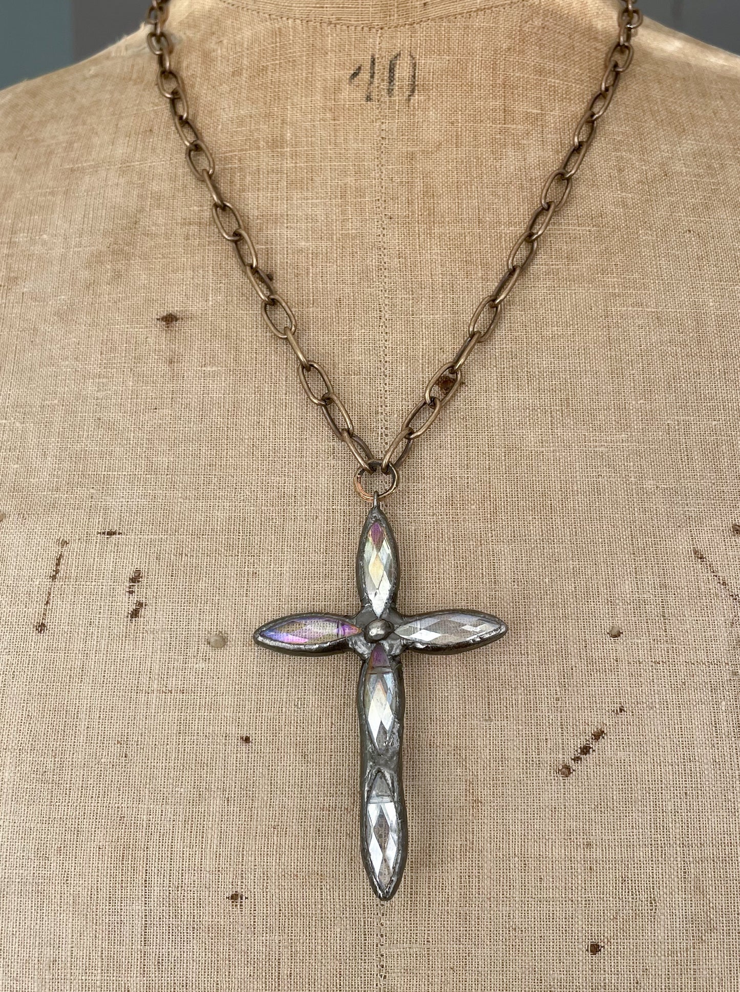 Crystal Cross Necklace