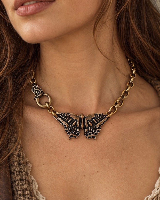 Fortune Takes Flight Necklace