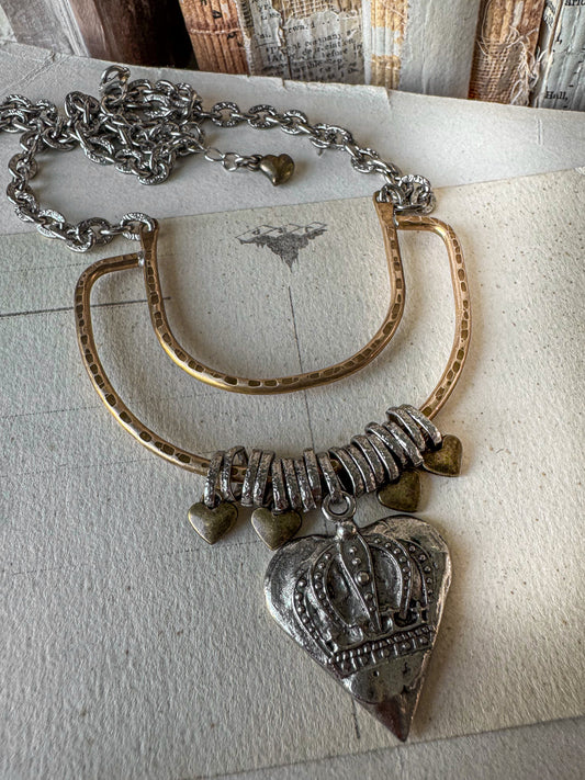 The Crowned Heart Necklace