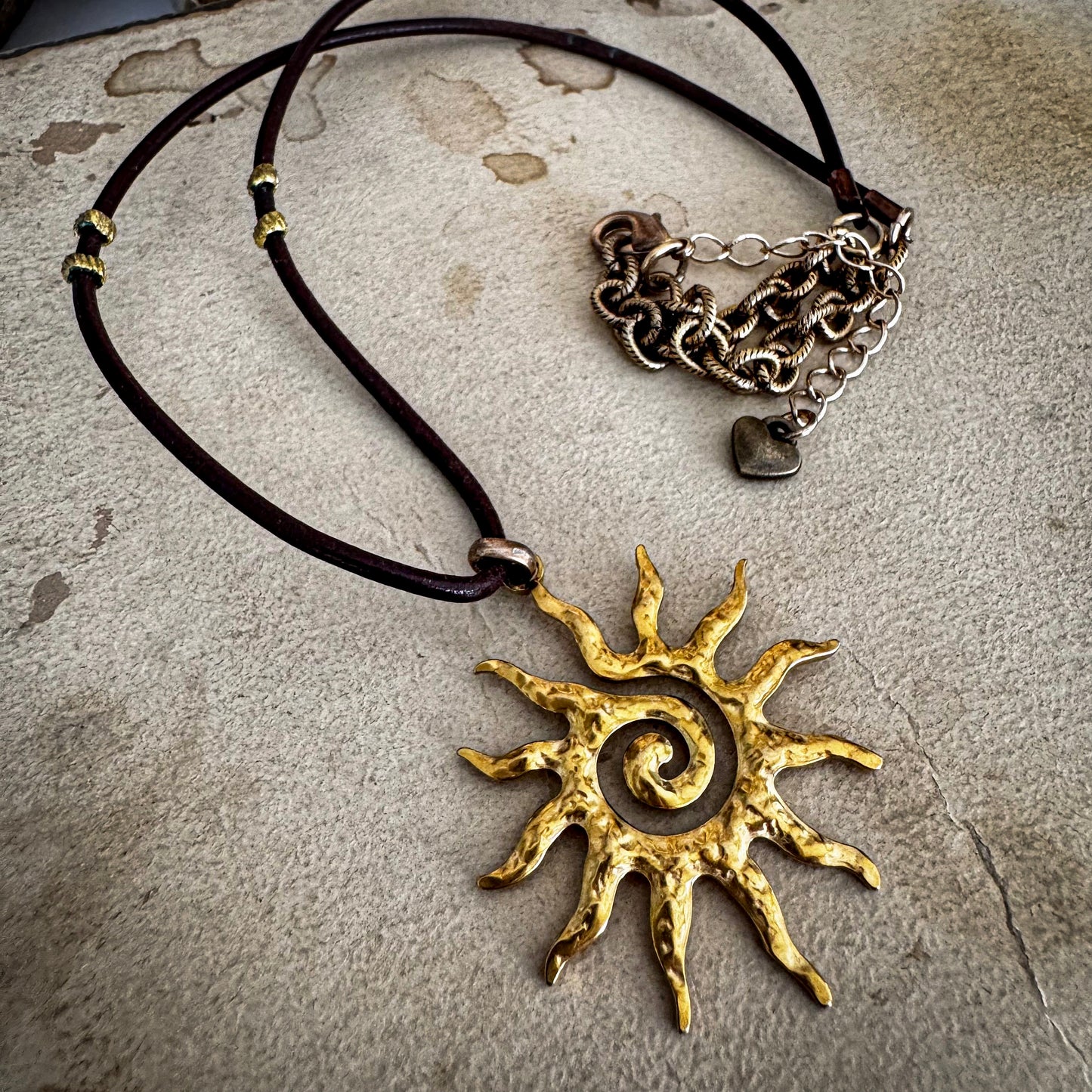 Golden Sun Necklace