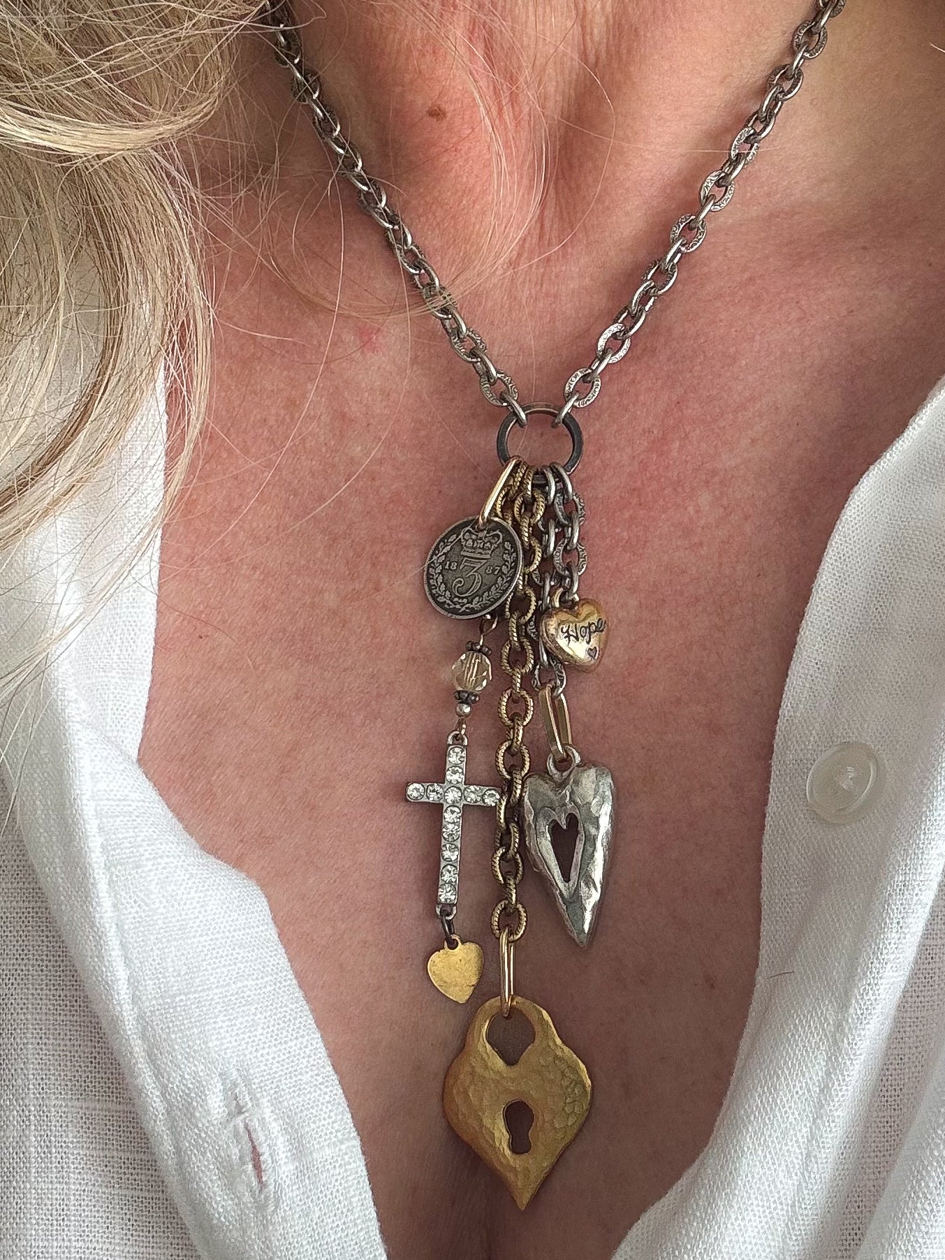 Faith, Hope & Charity Necklace
