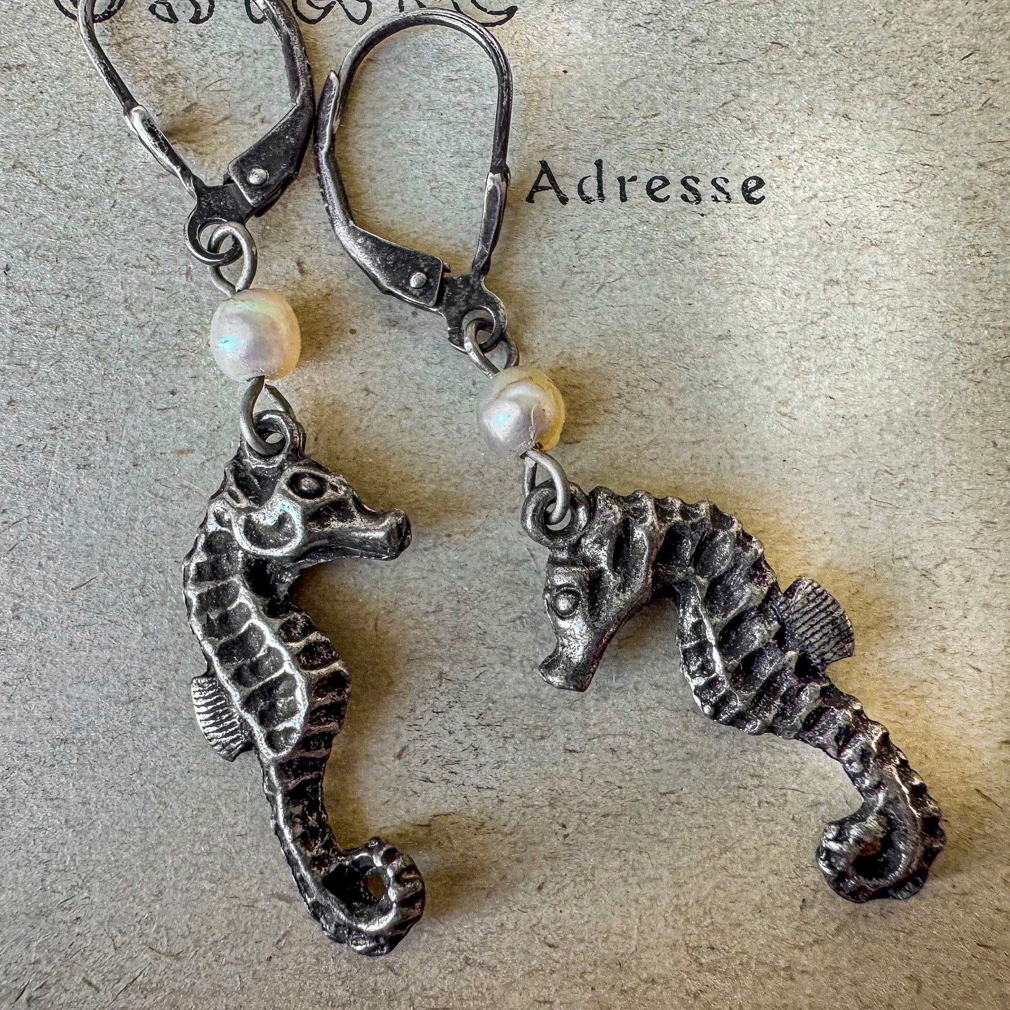 Relic Seahorse Earrings