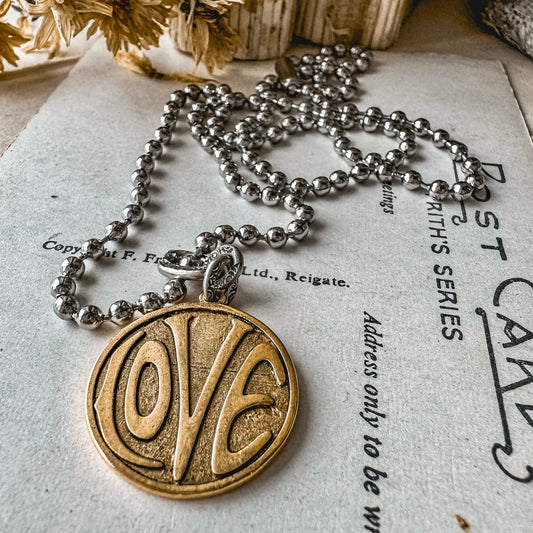 Retro LOVE Necklace