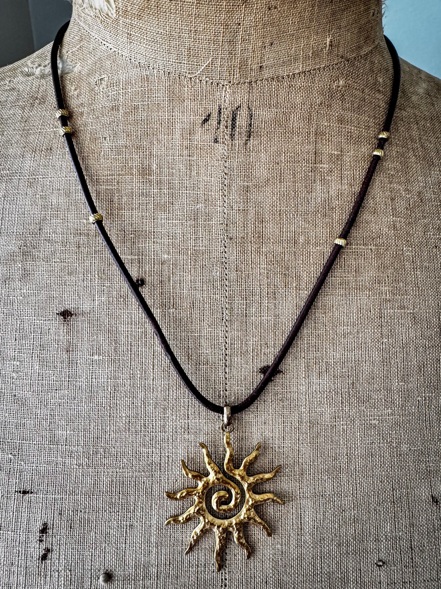 Golden Sun Necklace