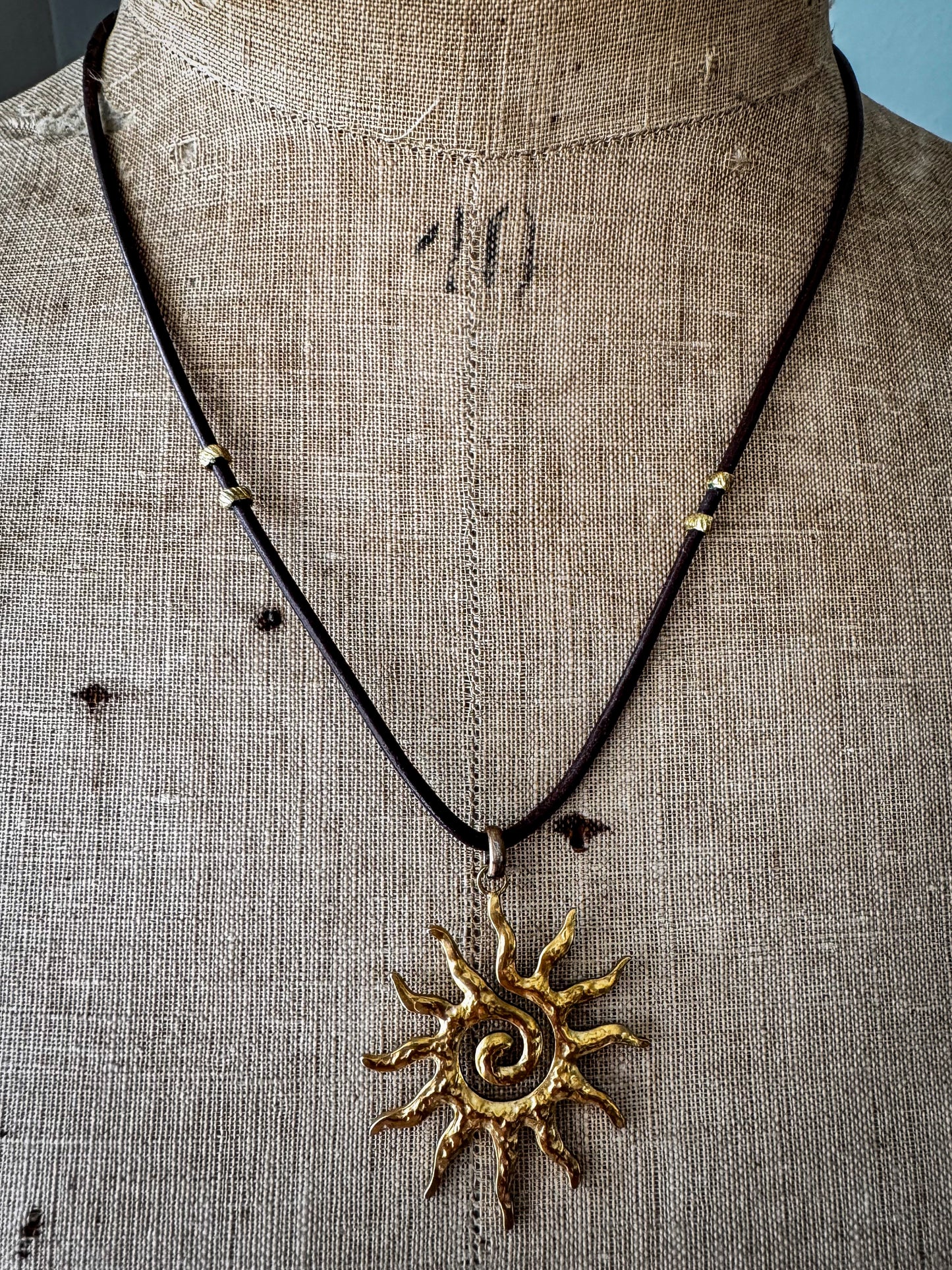Golden Sun Necklace