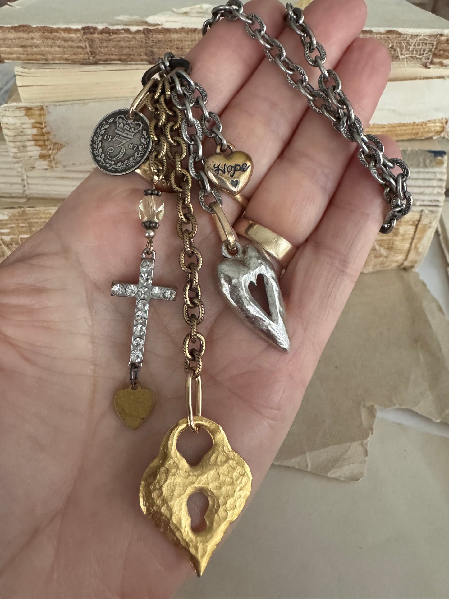 Faith, Hope & Charity Necklace