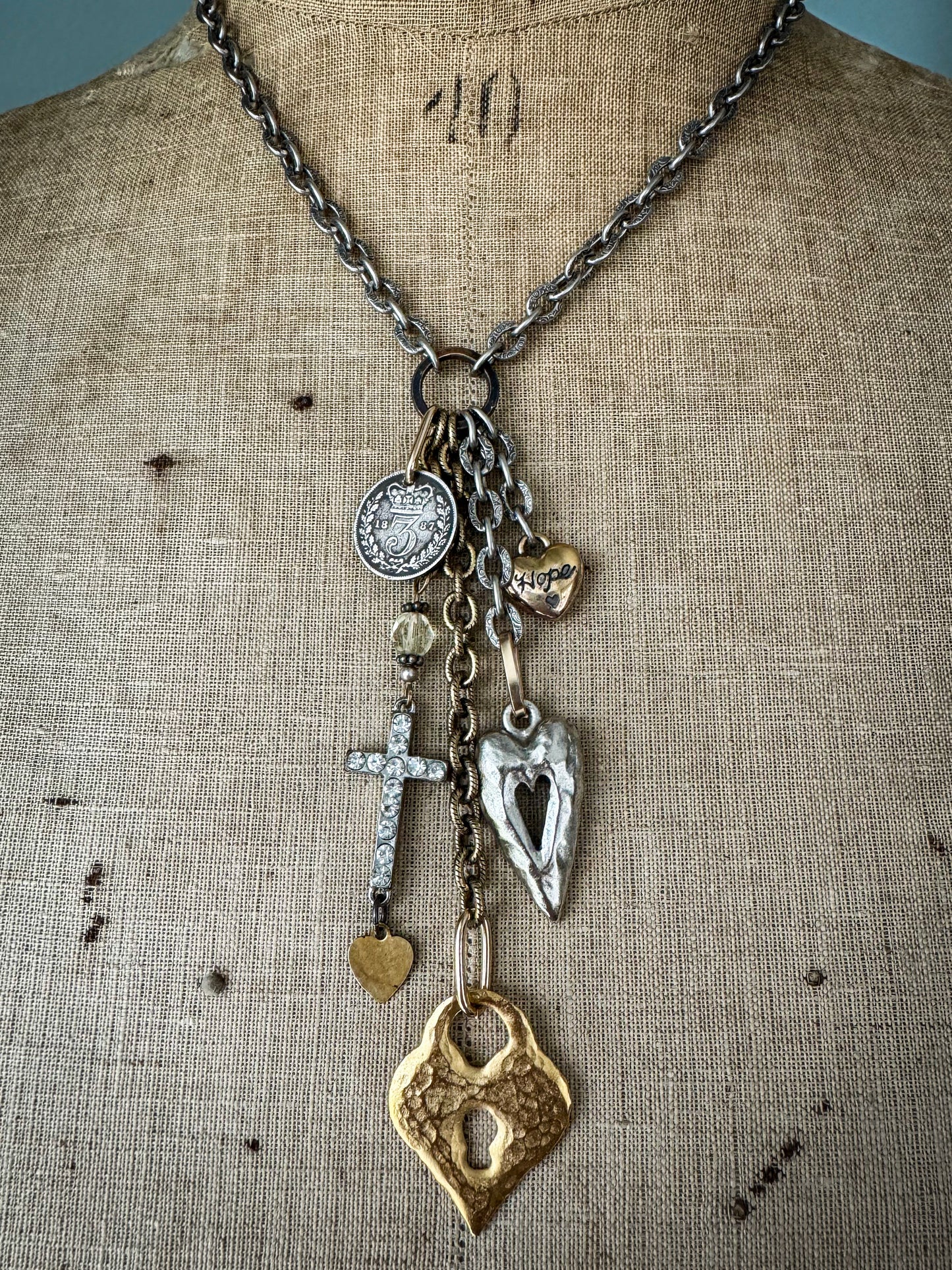 Faith, Hope & Charity Necklace