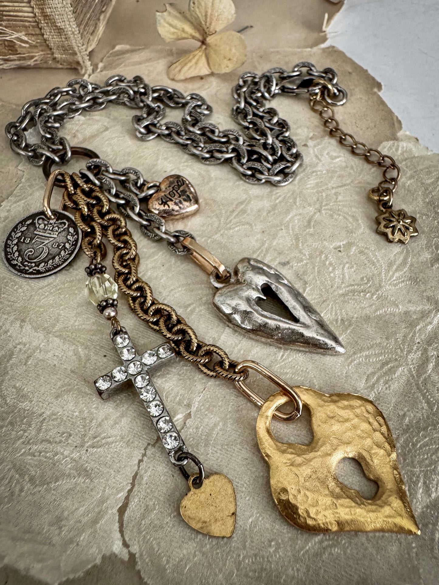 Faith, Hope & Charity Necklace