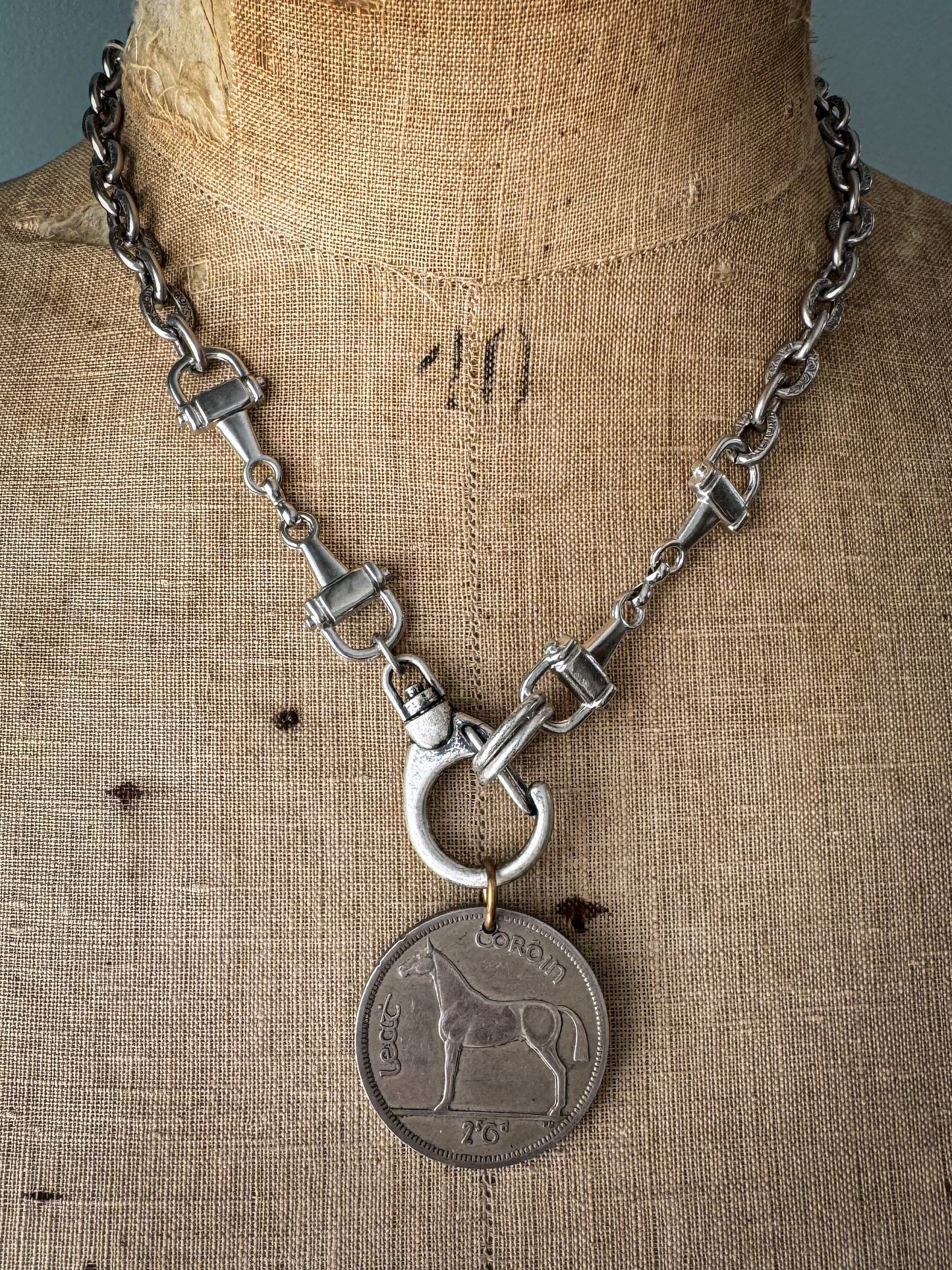 Irish Hunter Horse Necklace
