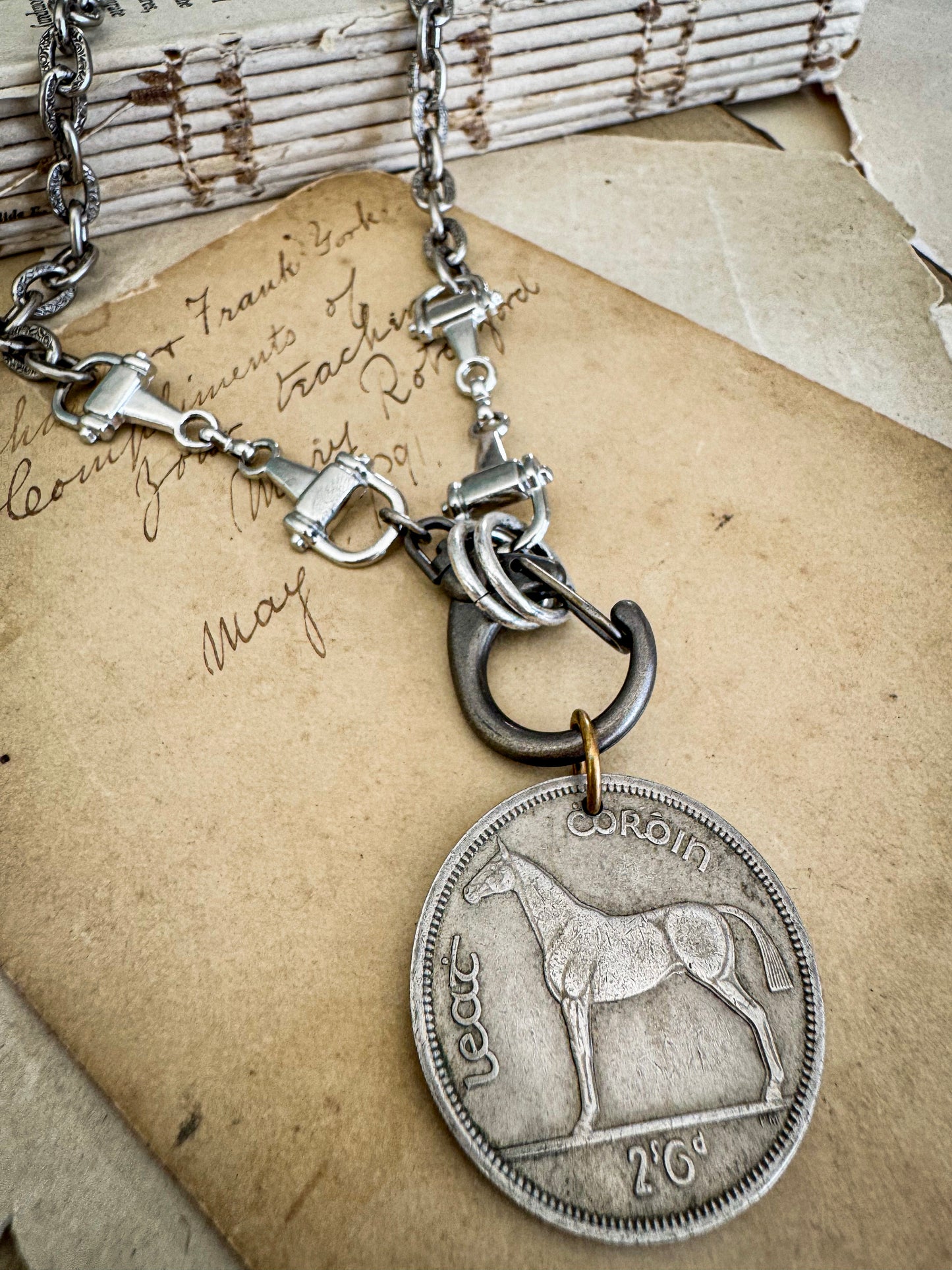 Irish Hunter Horse Necklace