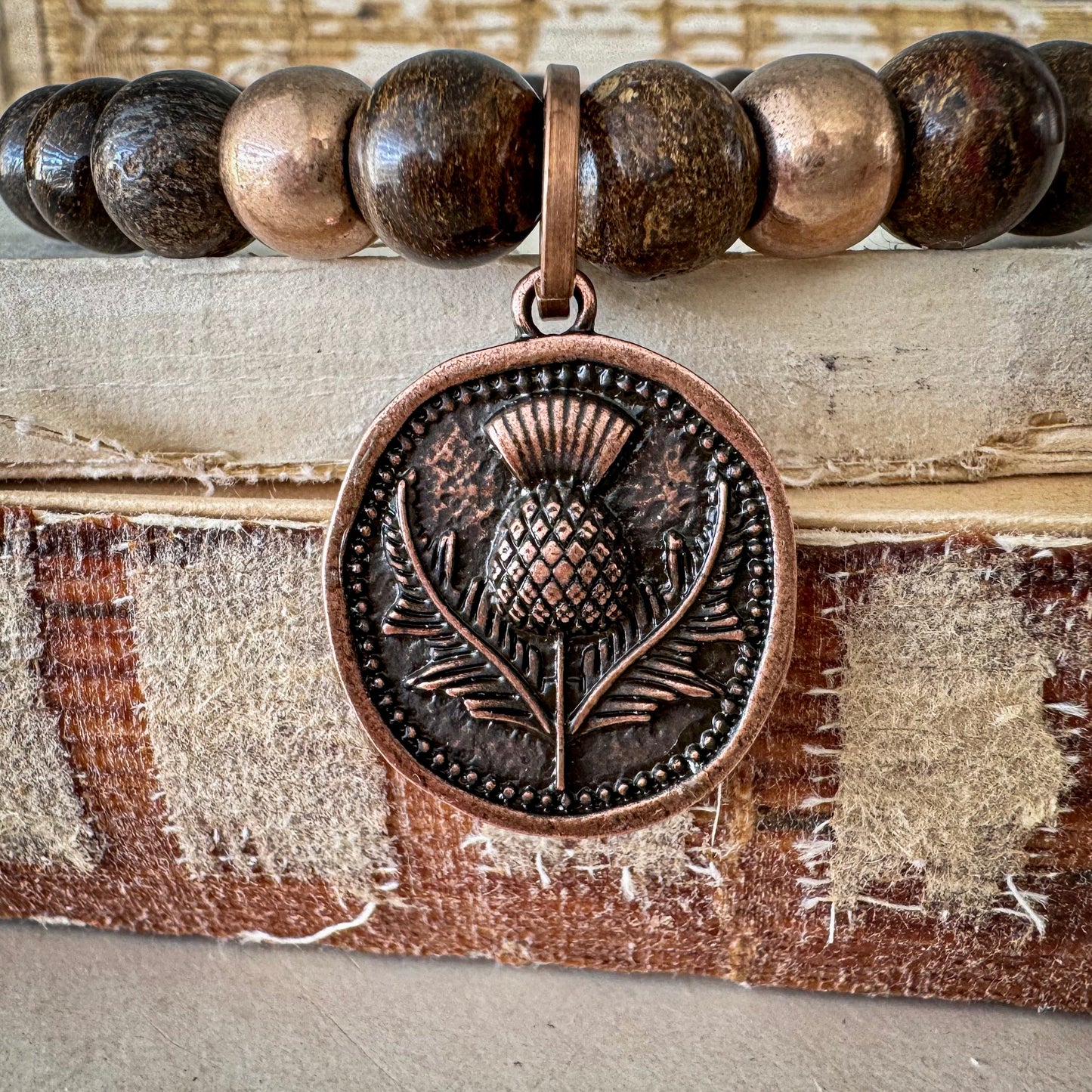 Autumn Thistle Bracelet