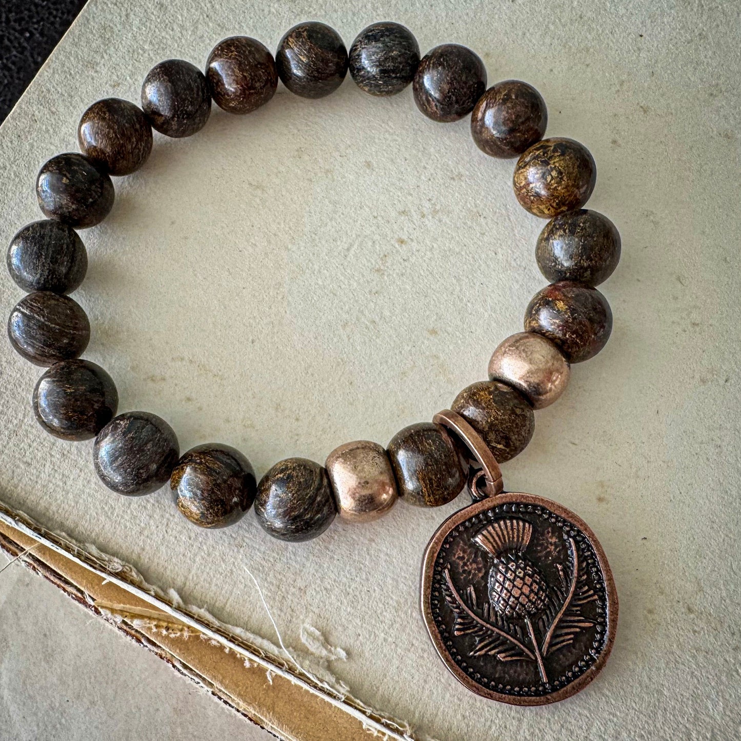 Autumn Thistle Bracelet