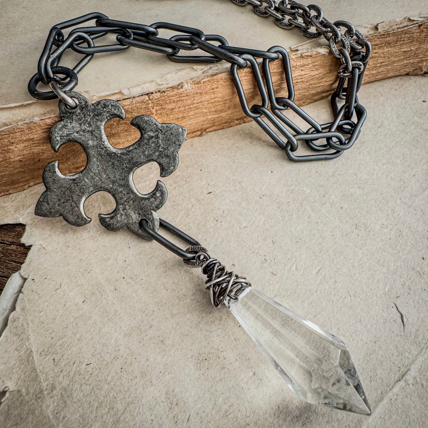 Crystal Cross Necklace
