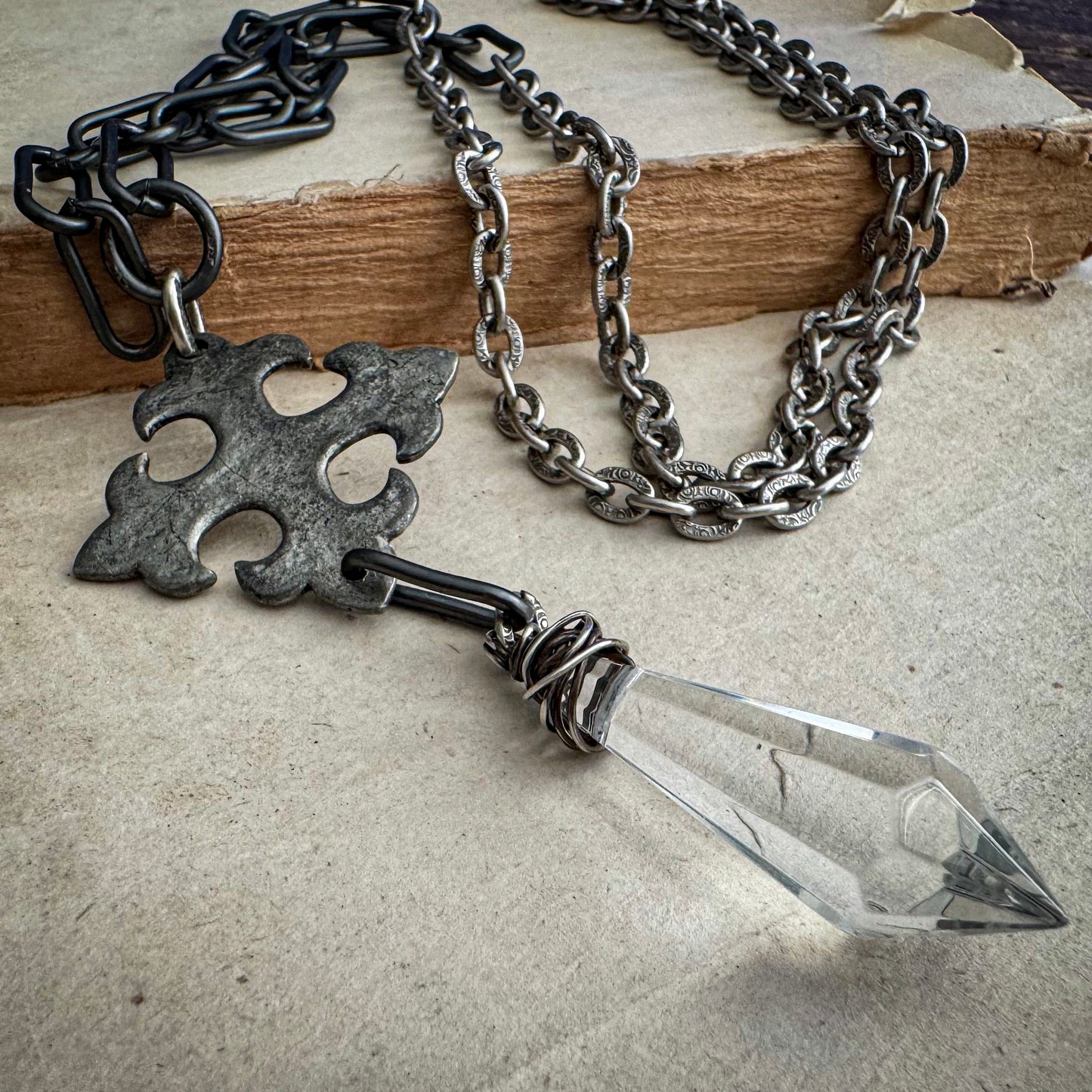 Crystal Cross Necklace