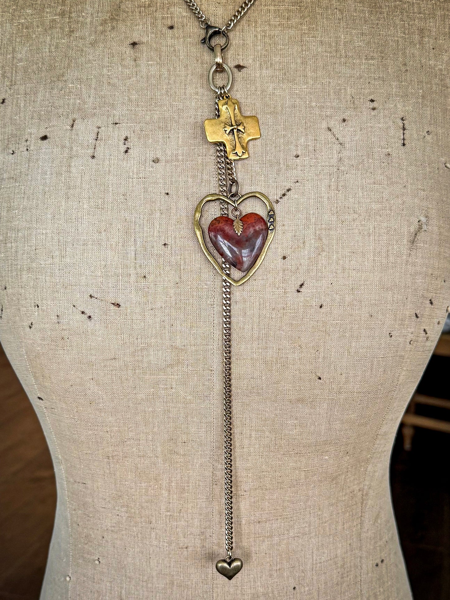 Hold for Olga. Heart Throb Necklace