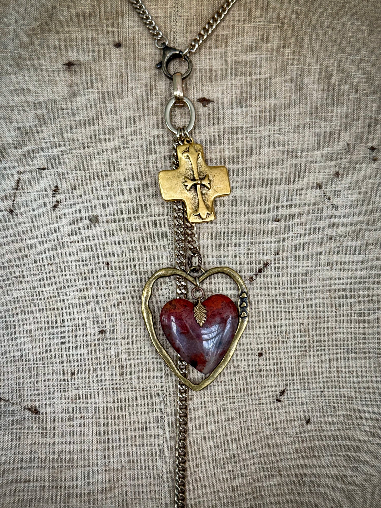 Hold for Olga. Heart Throb Necklace