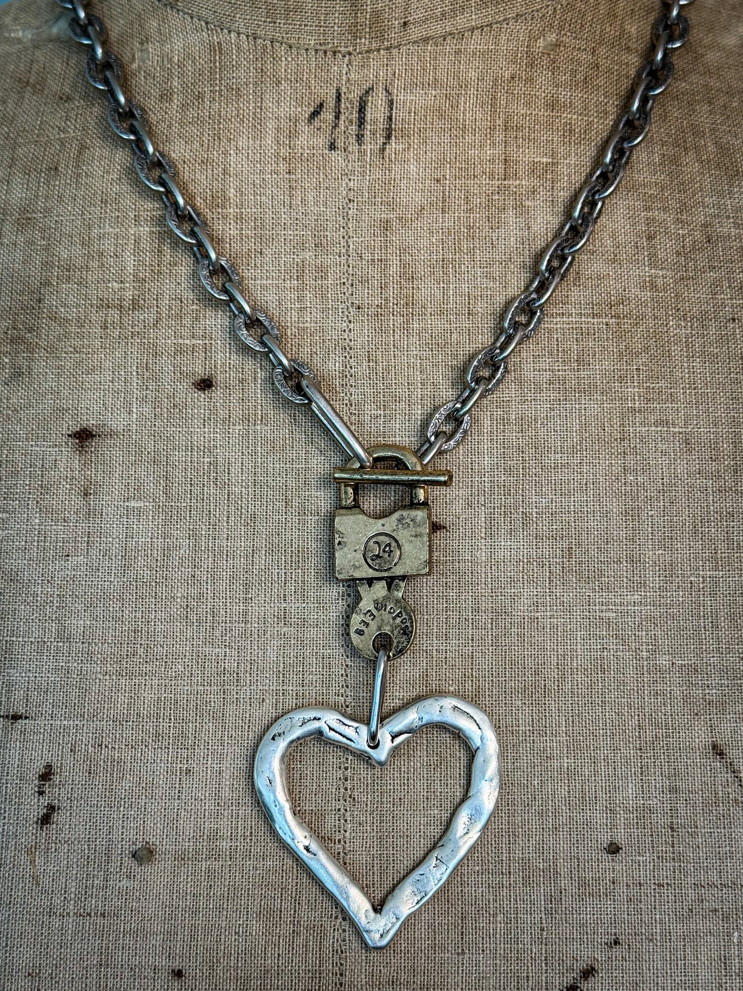 Locked Heart Necklace
