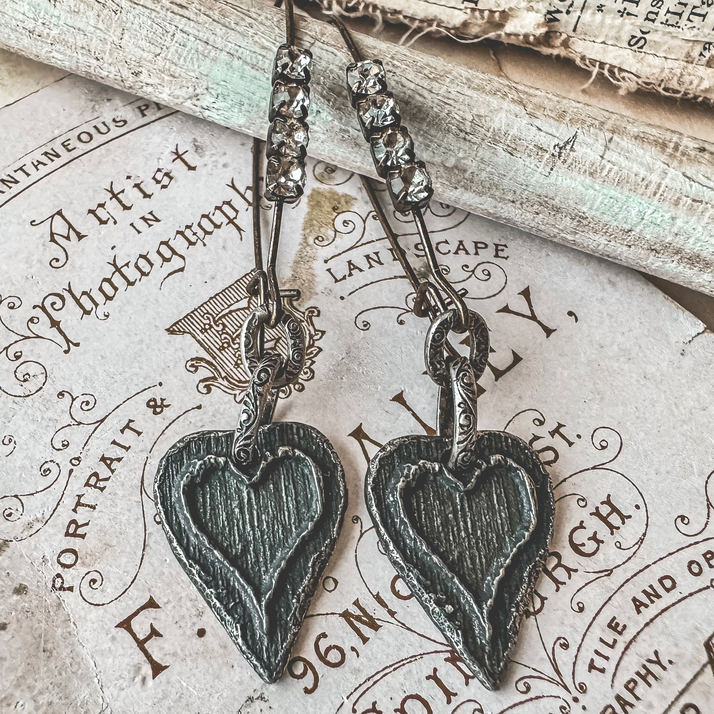 Sparkle Hearts Earrings