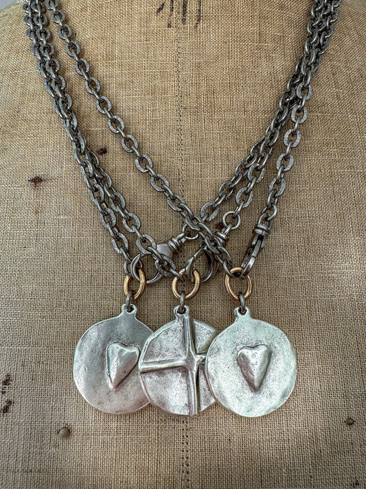 Cross My Heart Necklace
