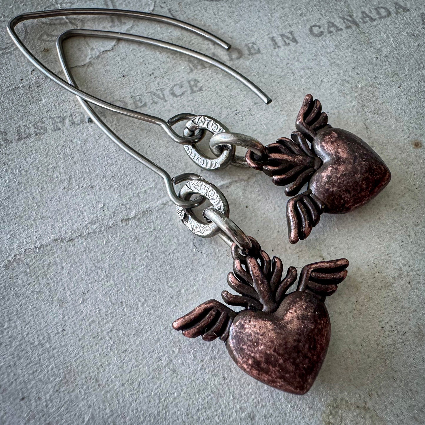 Infinite Love Earrings (Copper)