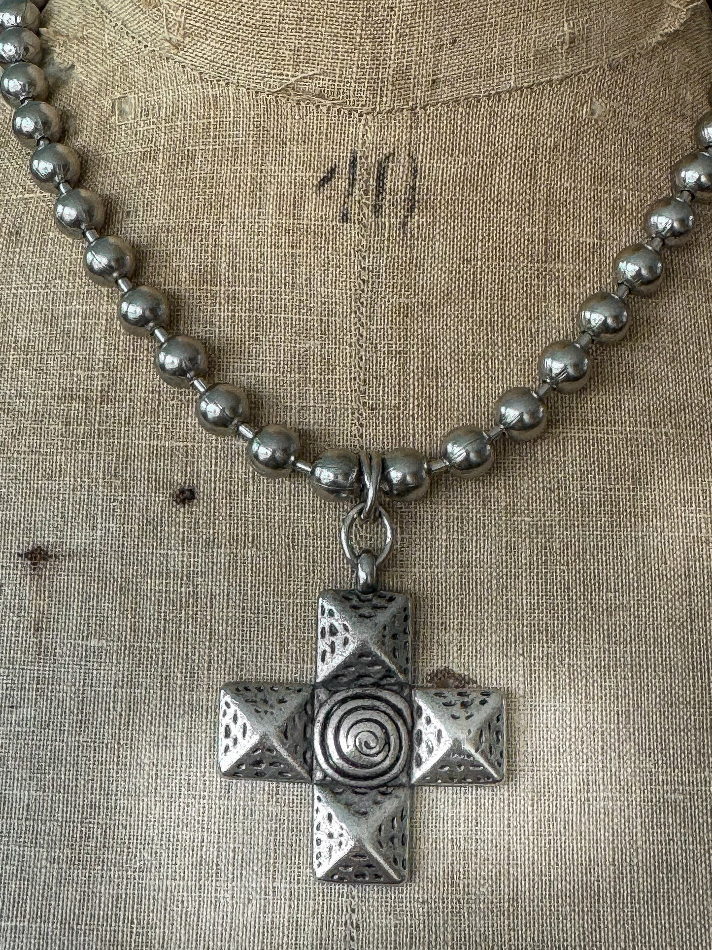 Fortress Cross Necklace
