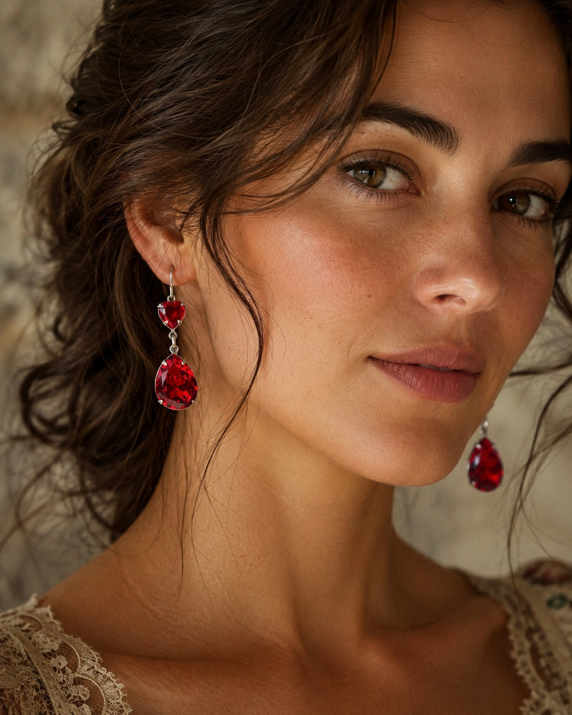 Scarlet Romance Earrings