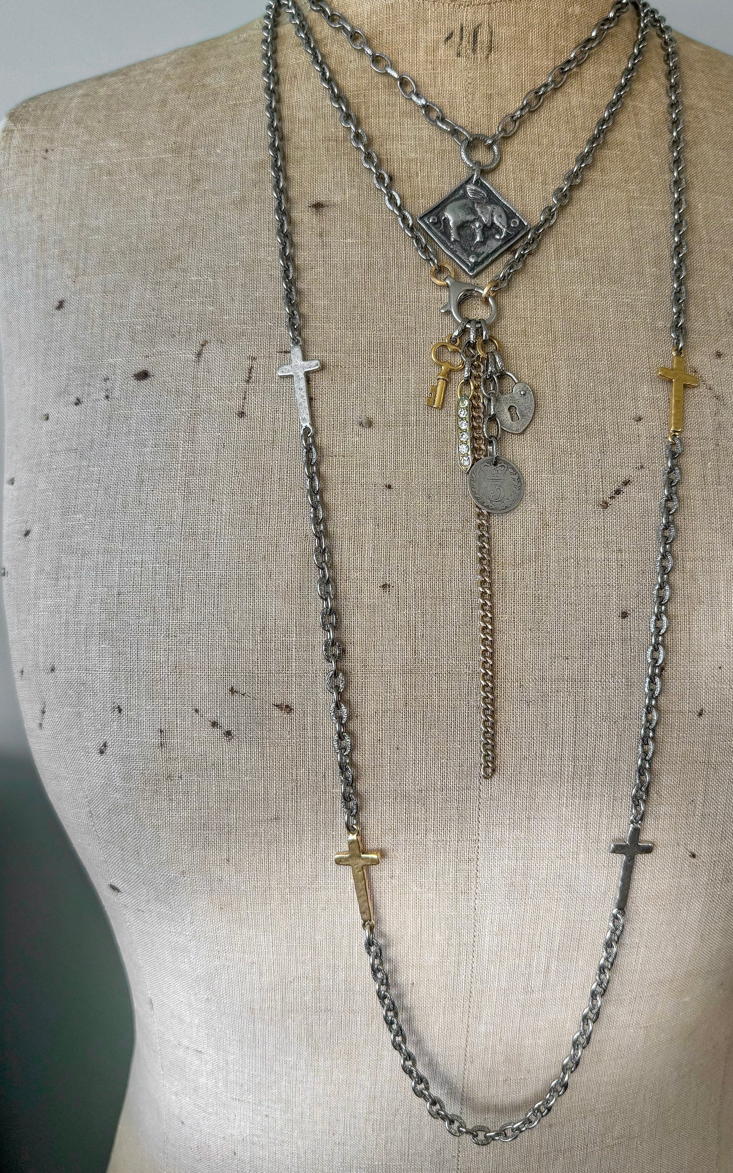 Crossed Paths Necklace