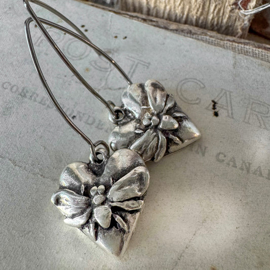 The Devoted Heart Earrings