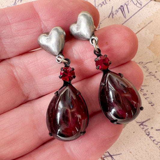 Crimson After Dark Earrings