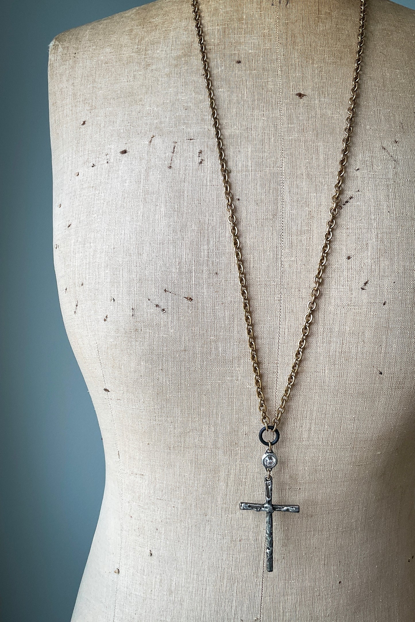 Primitive Cross Necklace