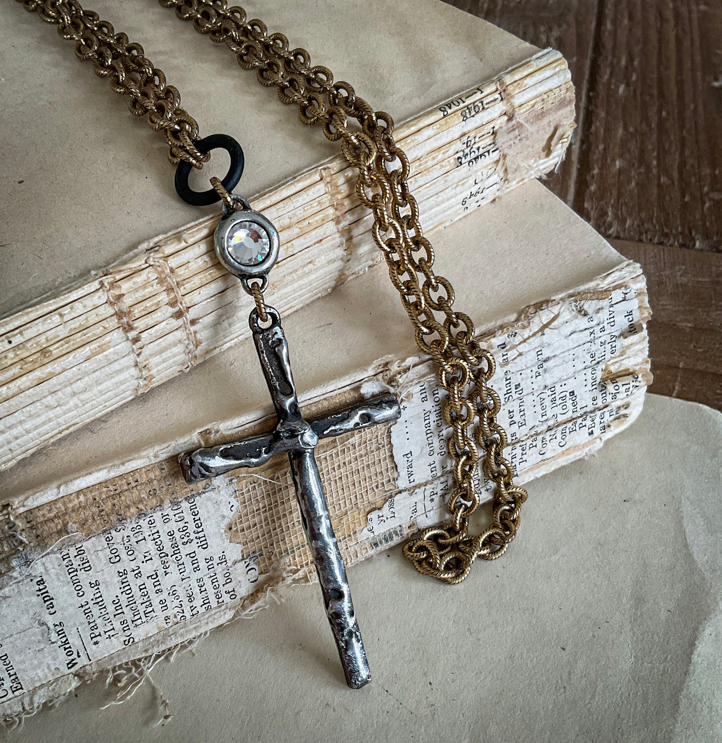 Primitive Cross Necklace
