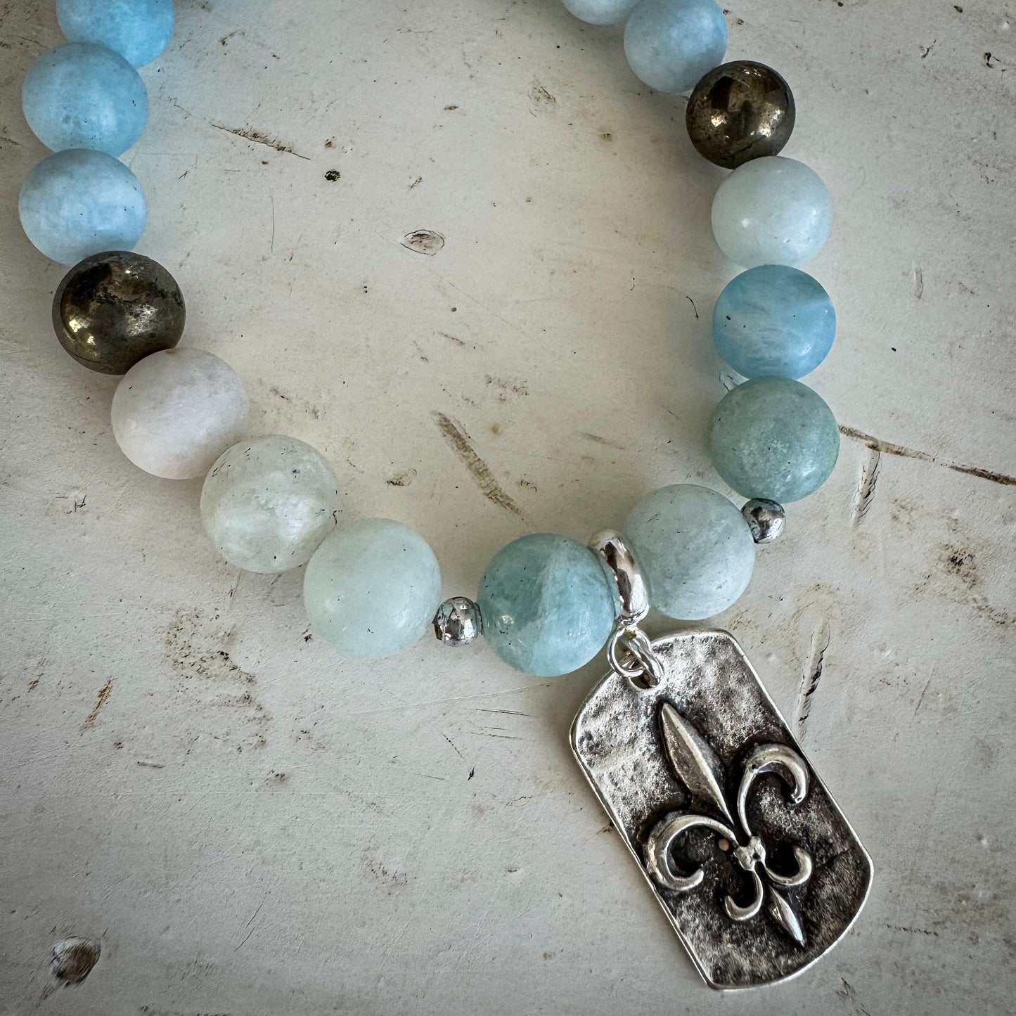 Fleur De Lis Bracelet Set