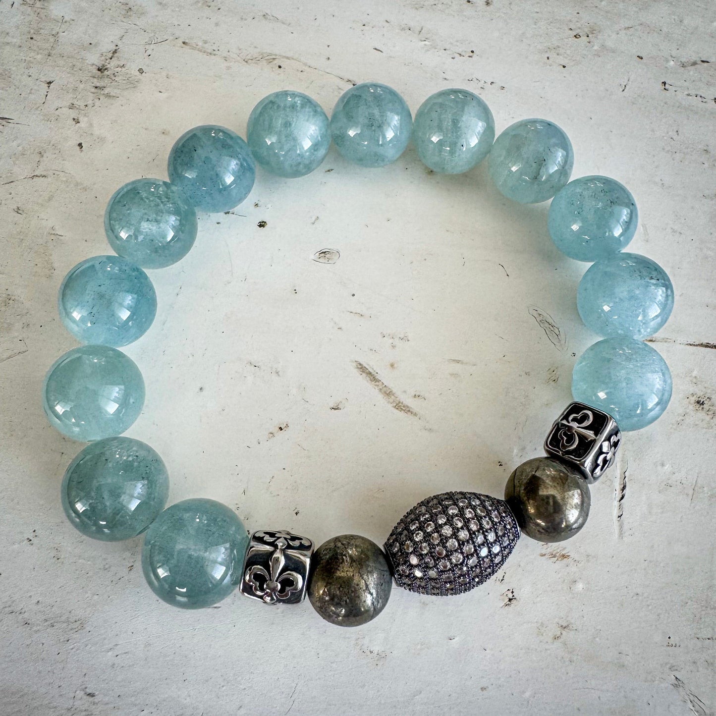 Fleur De Lis Bracelet Set
