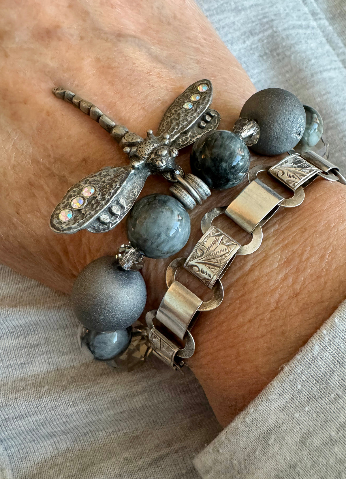 Dragonfly In The Mist Bracelet