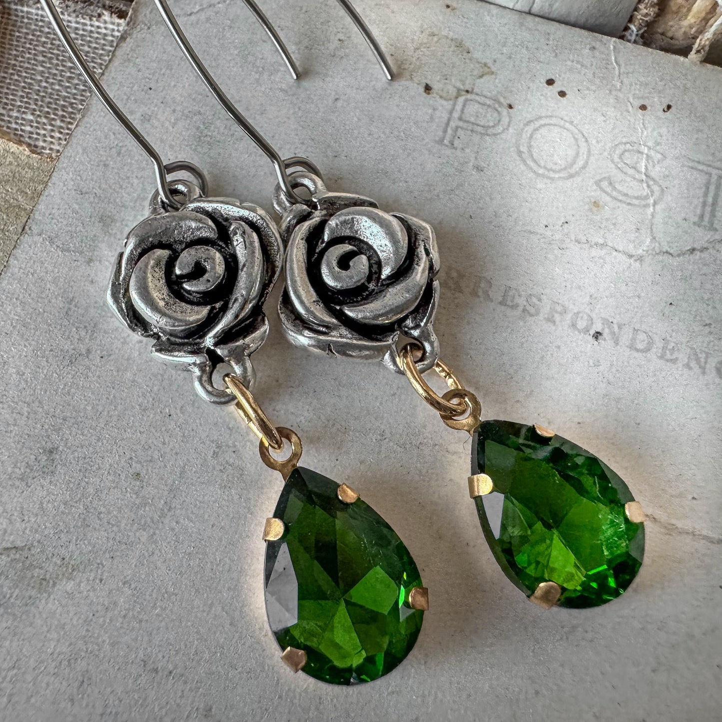 Enchanted Rose Earrings