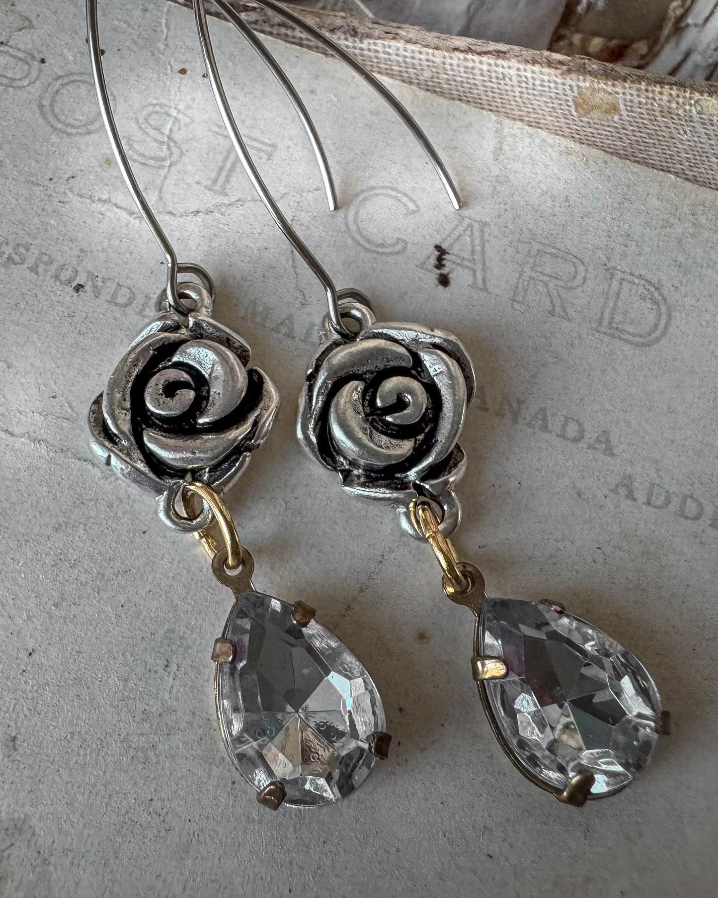 Enchanted Rose Earrings