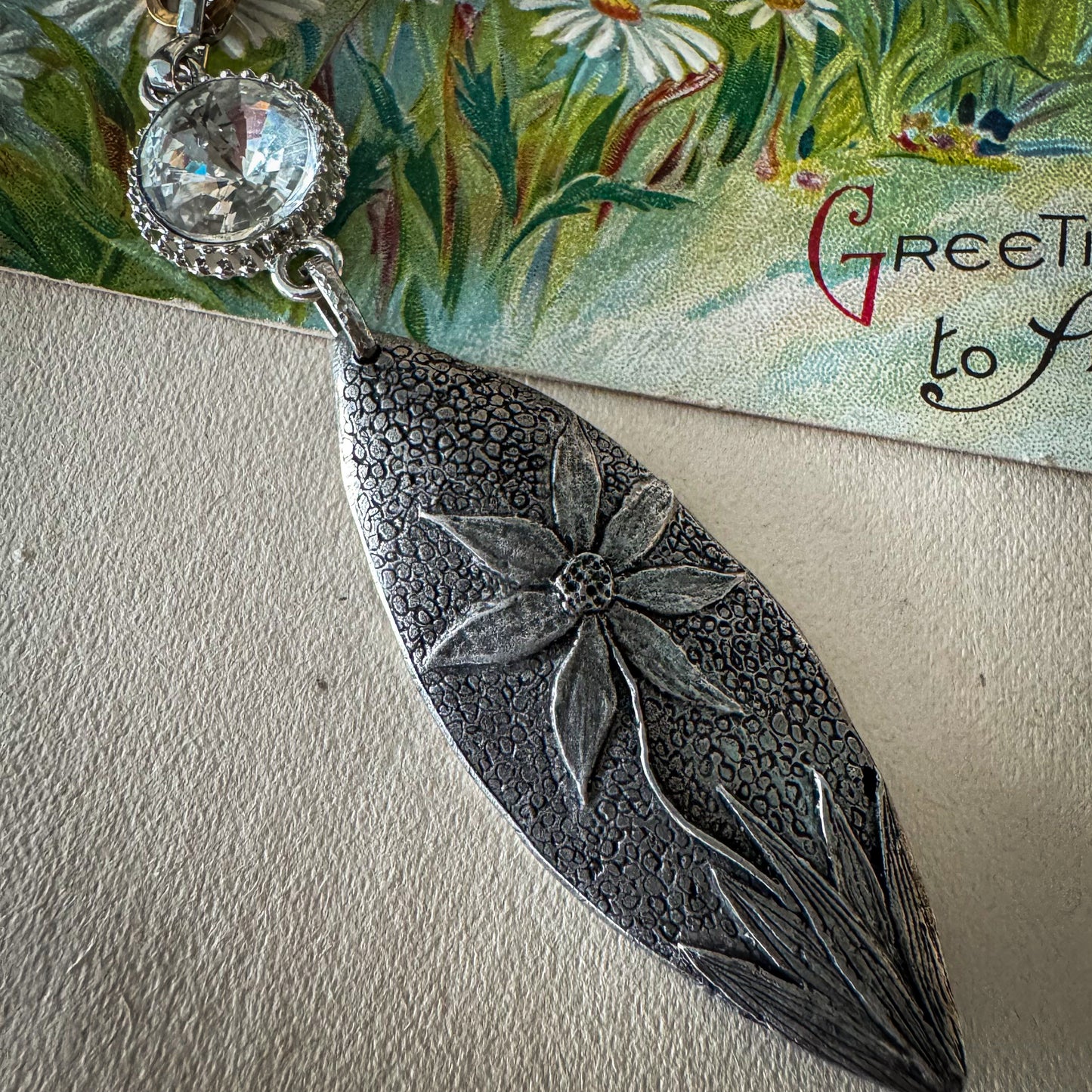Daisy After Dark Necklace
