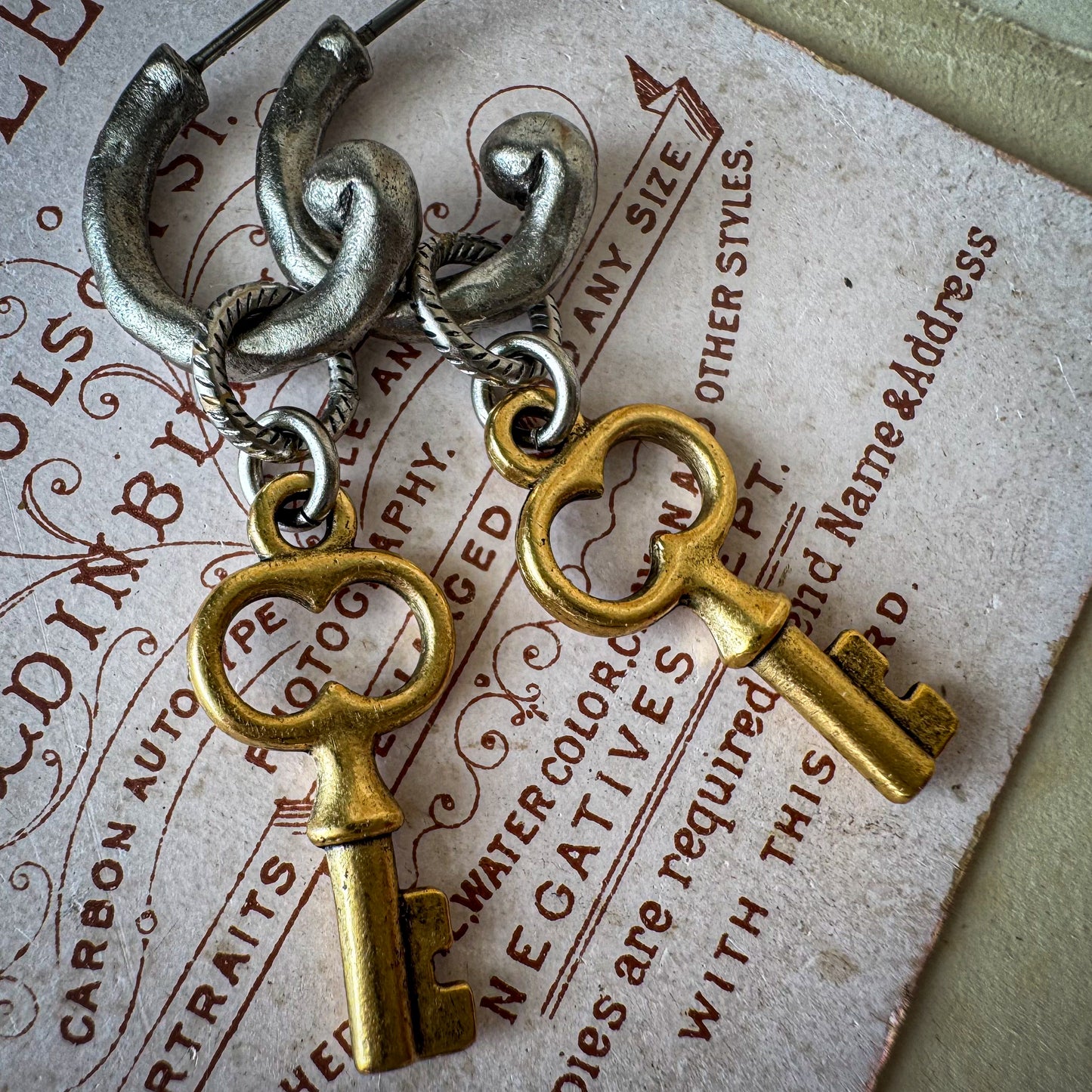 Key To My Heart Earrings