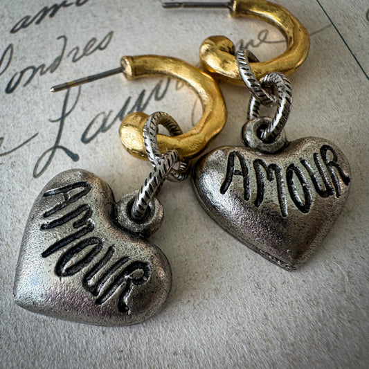 Amour Heart Earrings