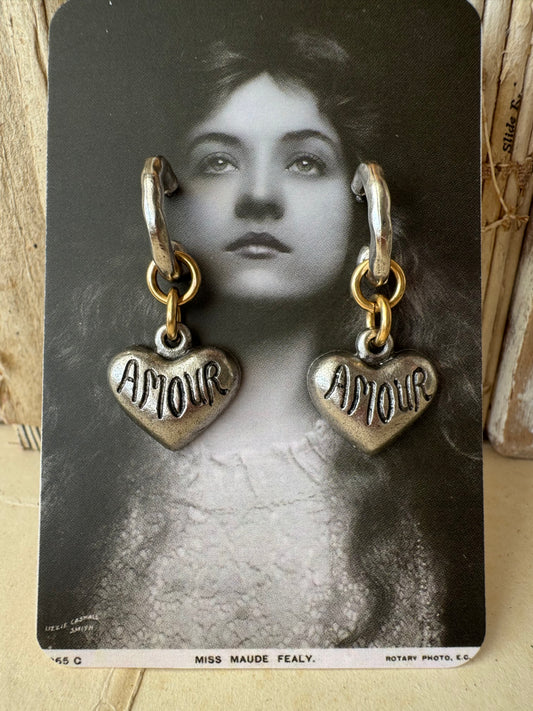 Amour, Two Ways Earrings