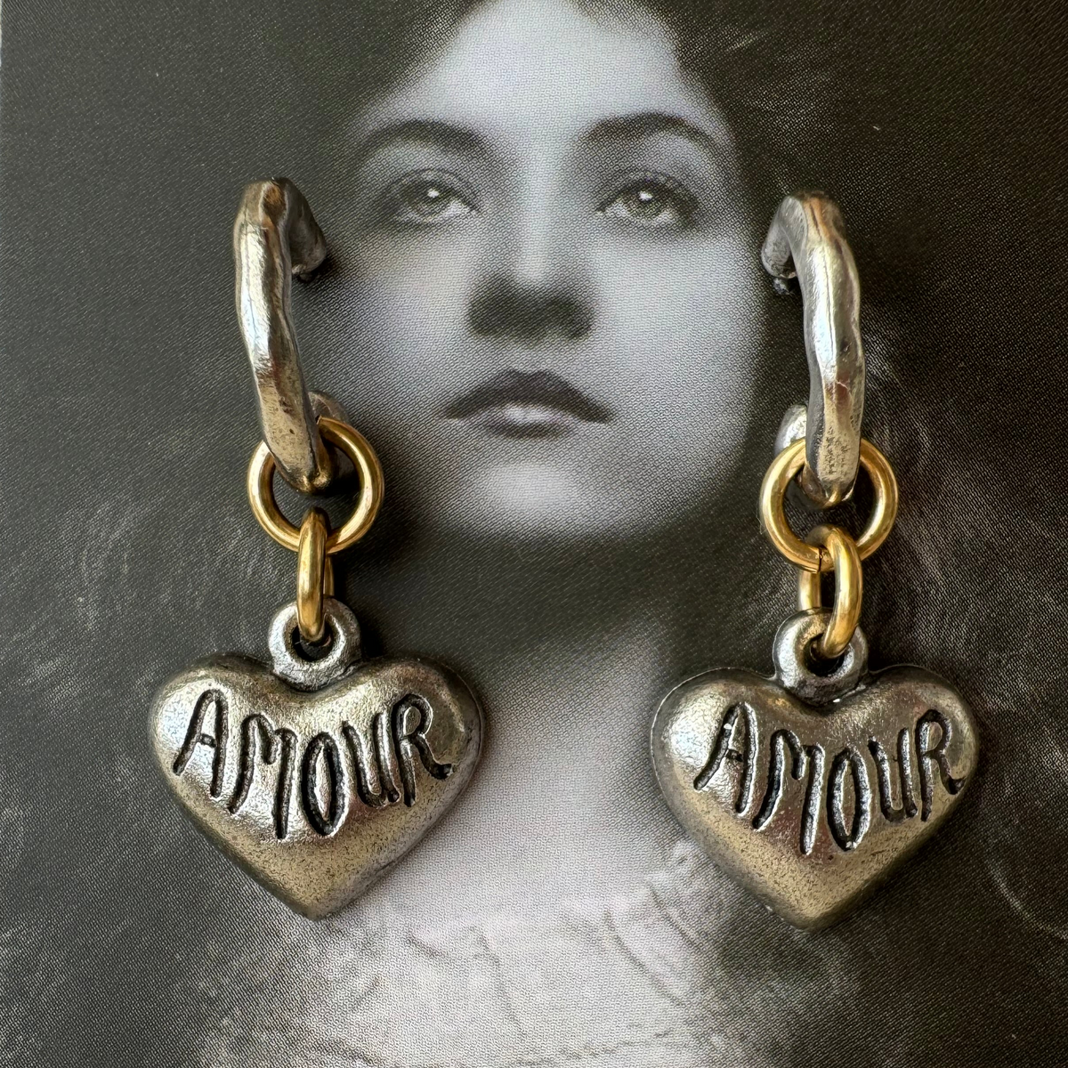 Amour, Two Ways Earrings