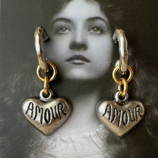 Amour, Two Ways Earrings