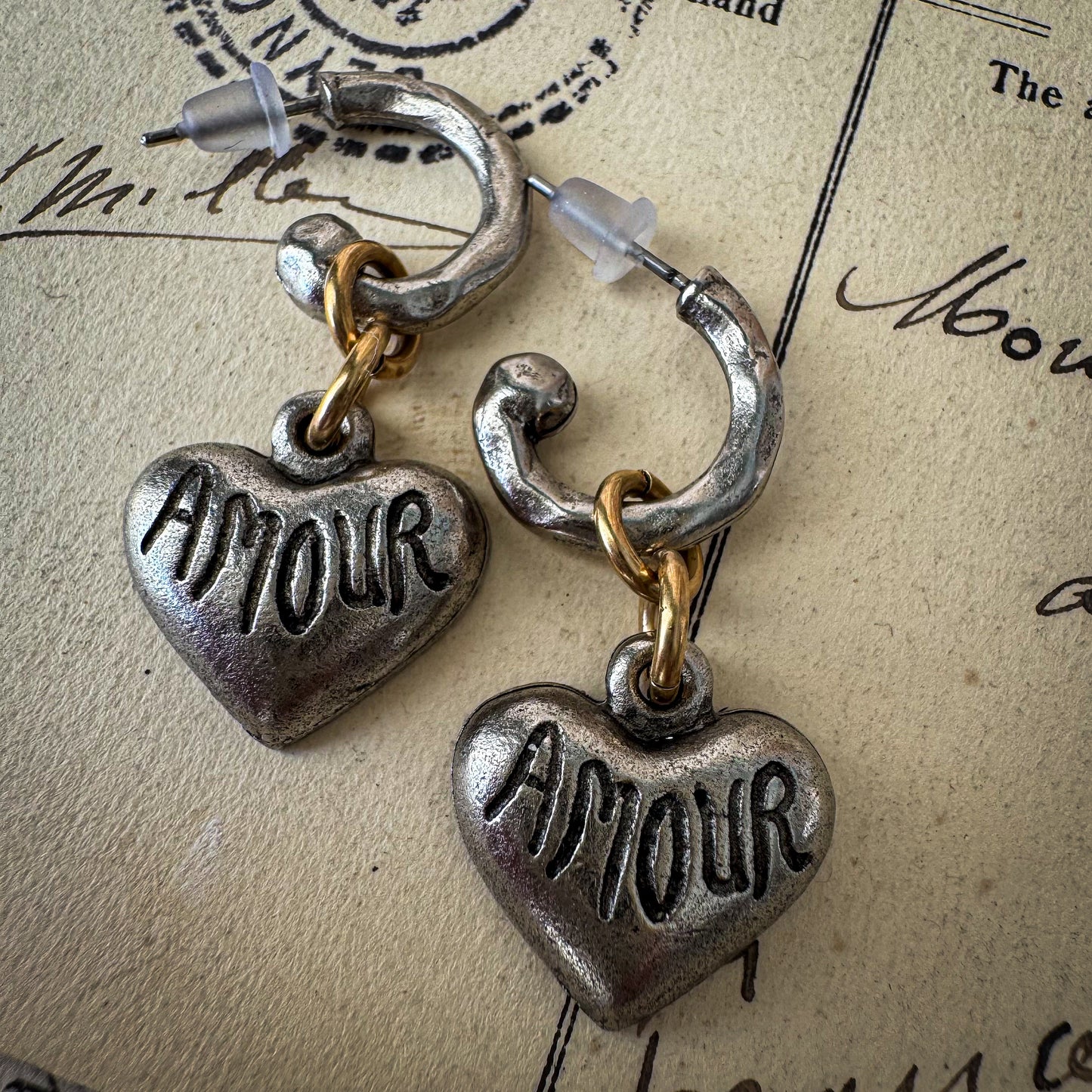 Amour, Two Ways Earrings