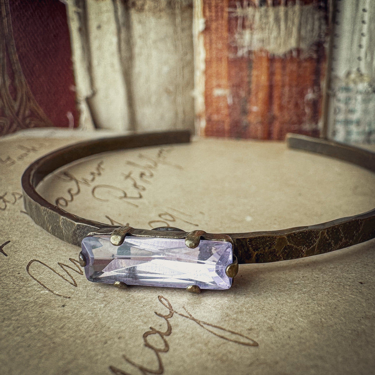 Violet Line Bangle