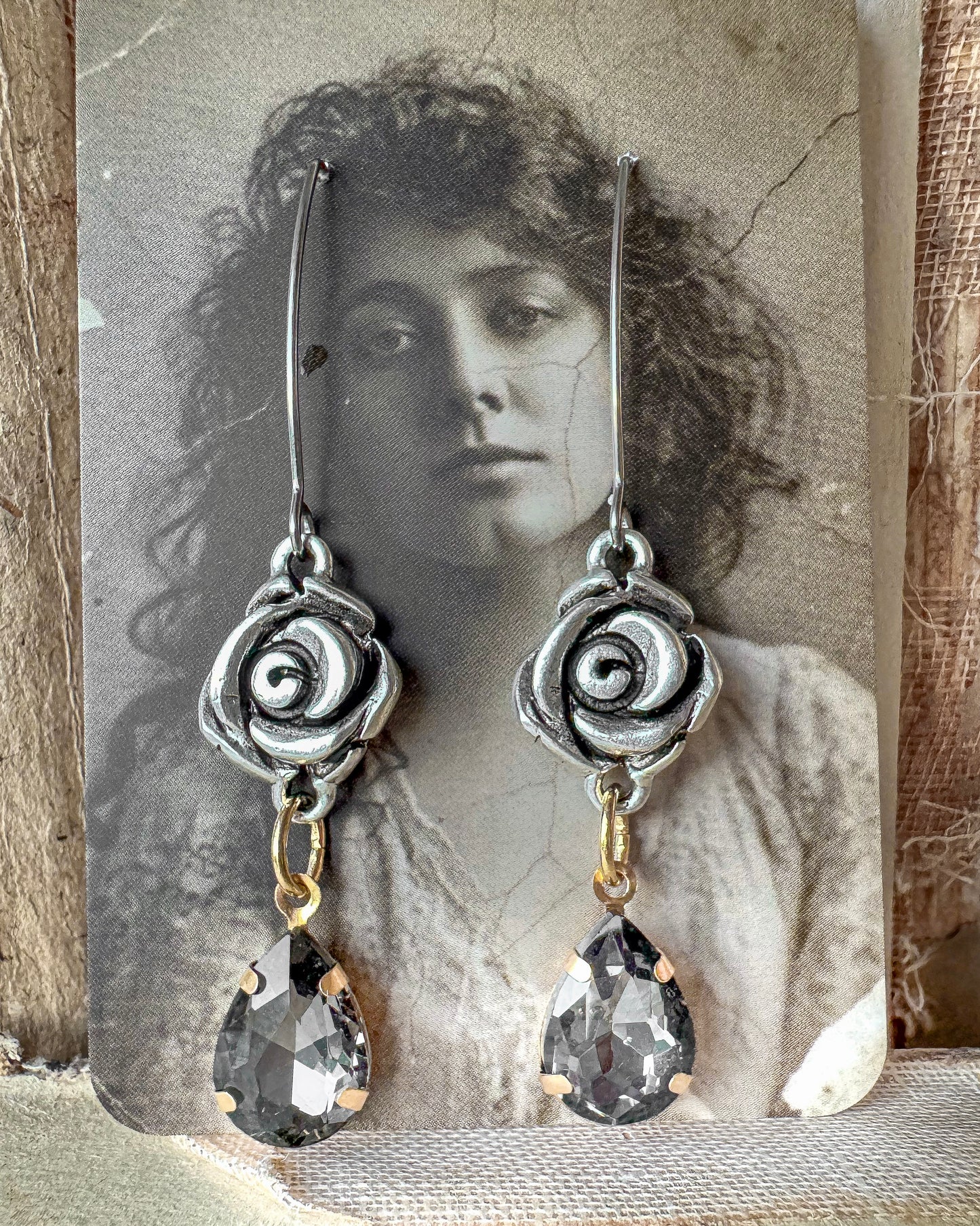 Enchanted Rose Earrings
