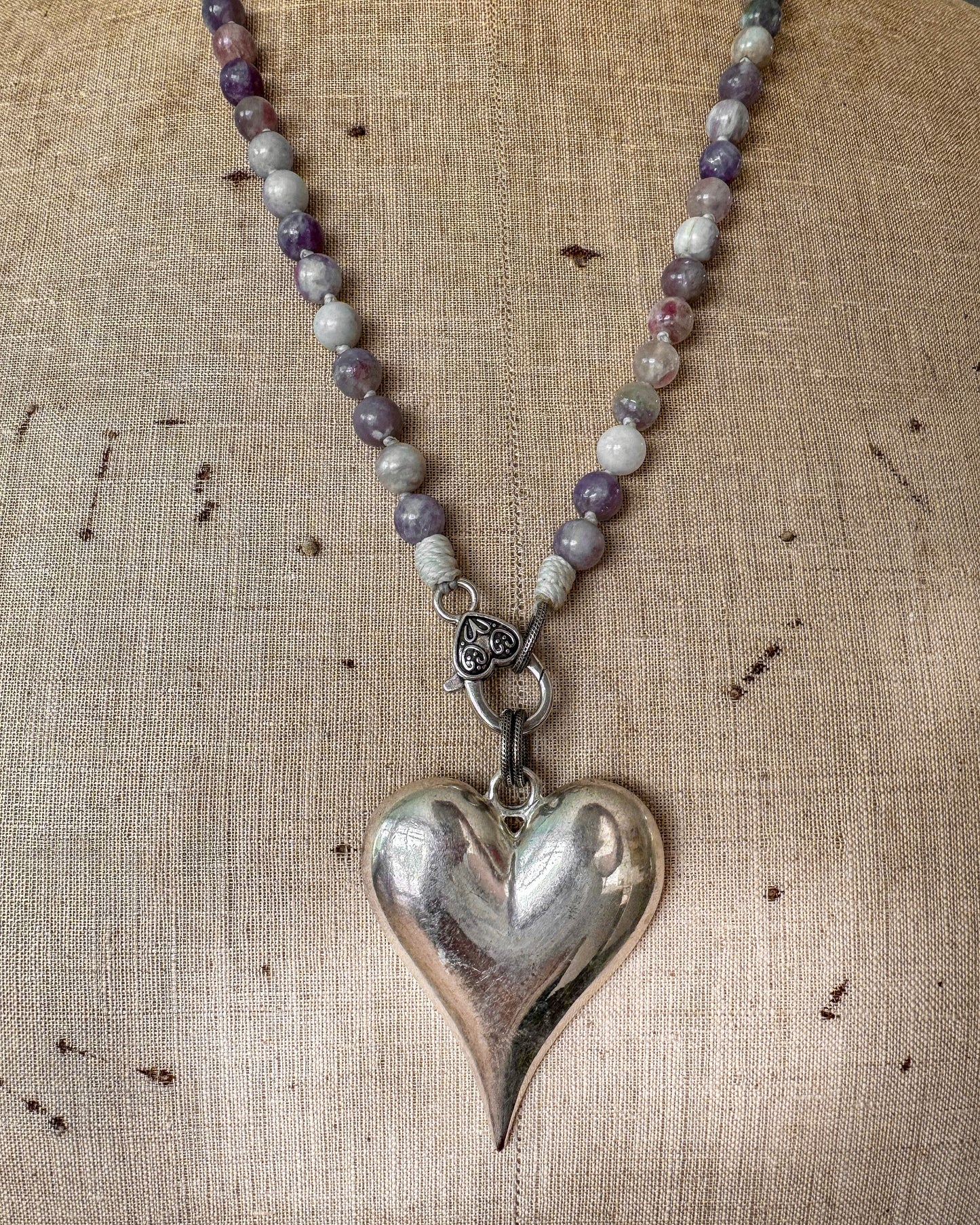 Special Order For LOUISE: Cherished  Heart Necklace