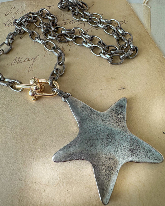 Gazing At Stars Necklace (silver)