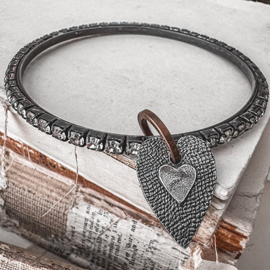 Rhinestone Bangle Bracelet